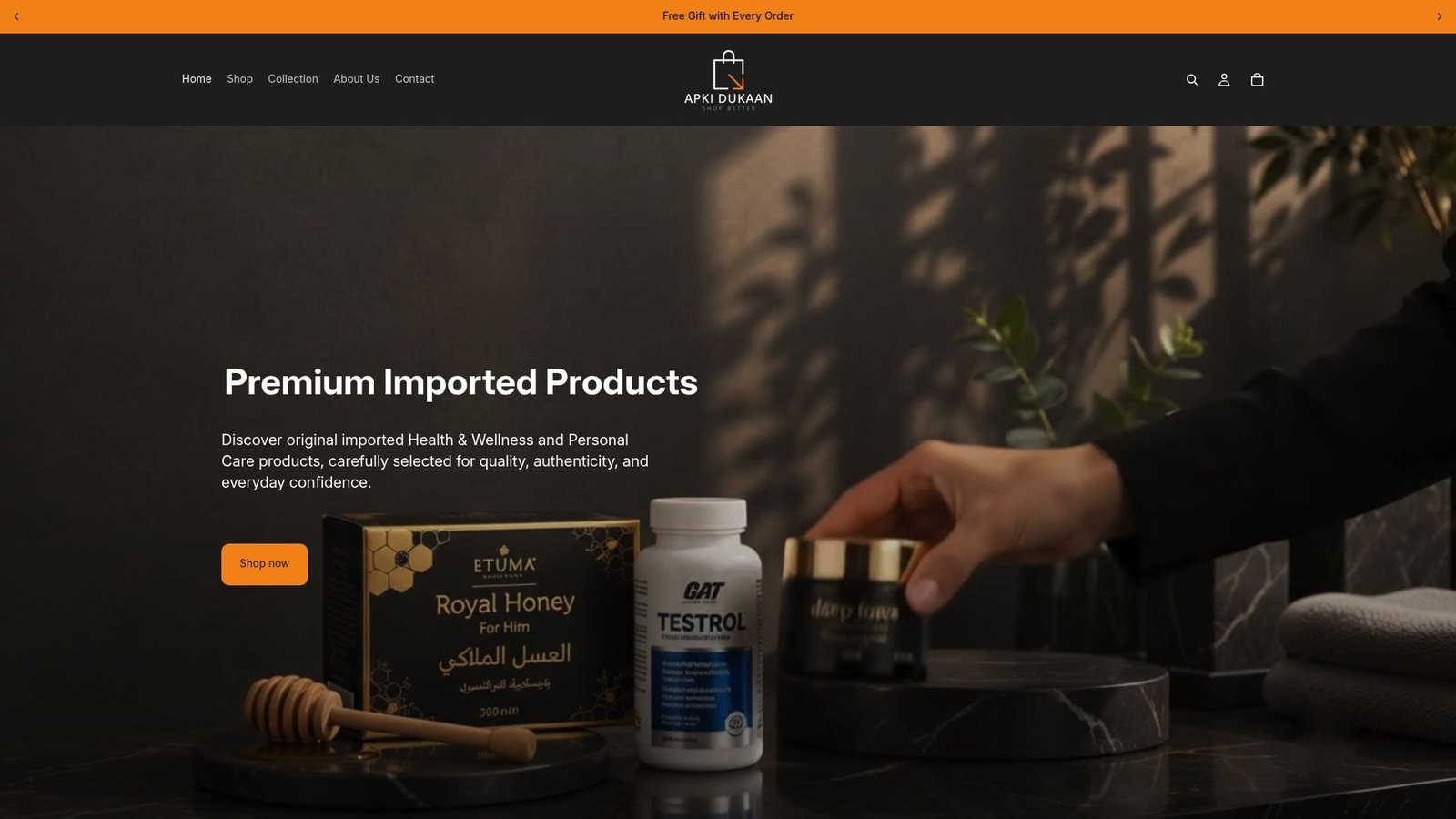 Apki Dukaan e-commerce website